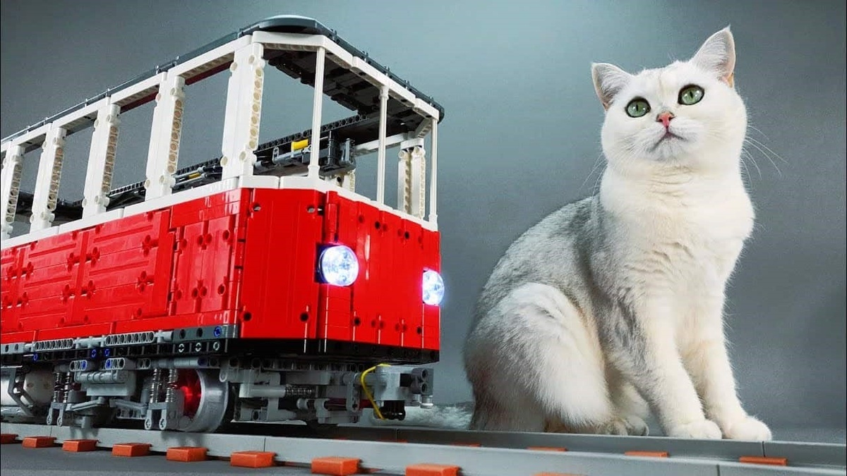 Building a Cat-Sized Lego Train
