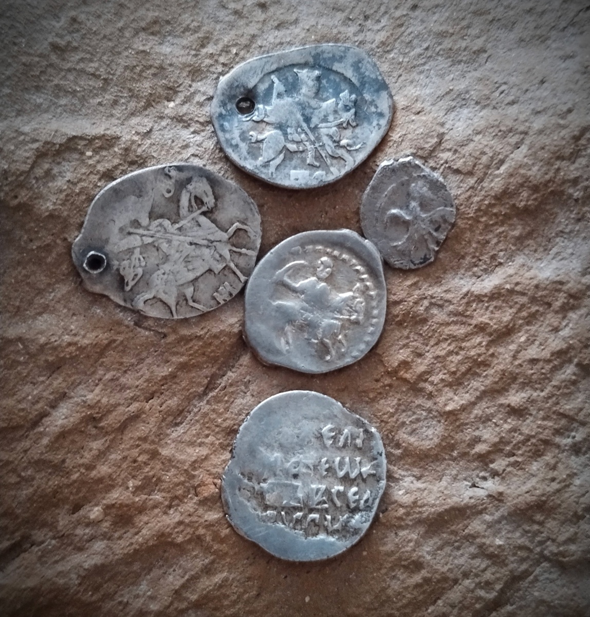 Русские монеты рубежа XVI- нач. XVII в.в. 