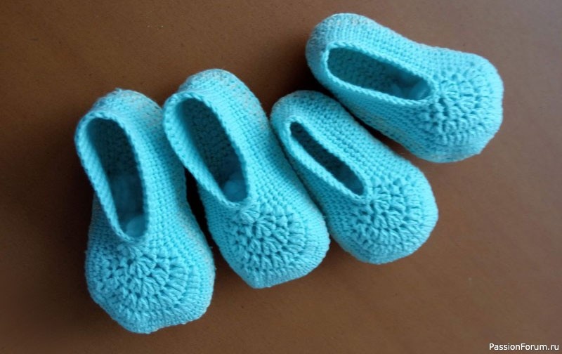 Тапочки крючком