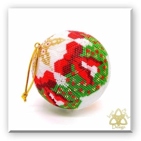 Варианты плетеных из бисера шаров