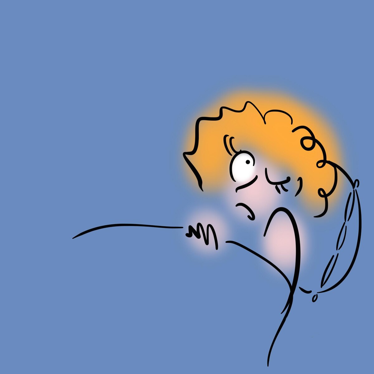 Глаз не открывается