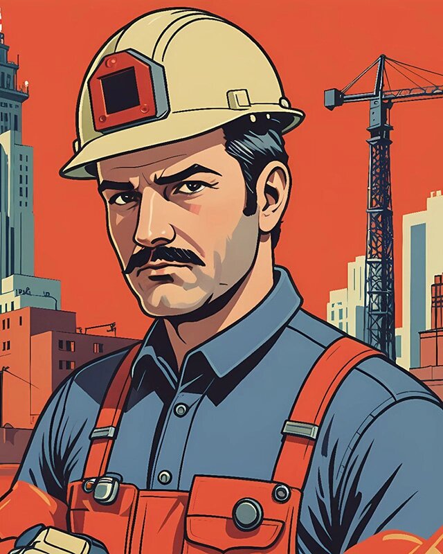    Плакат, нарисованный Матрицей.