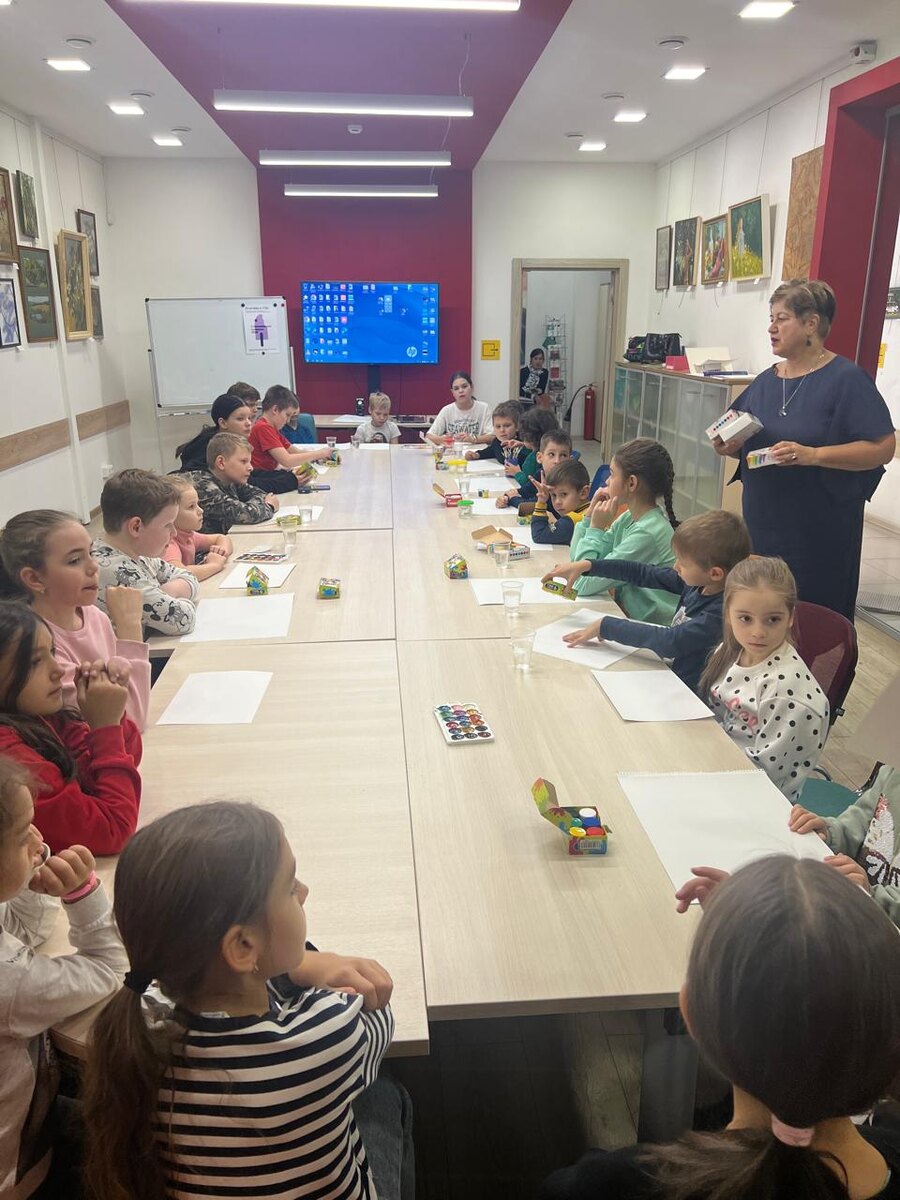 Наталья Вокина ведет мастер-класс