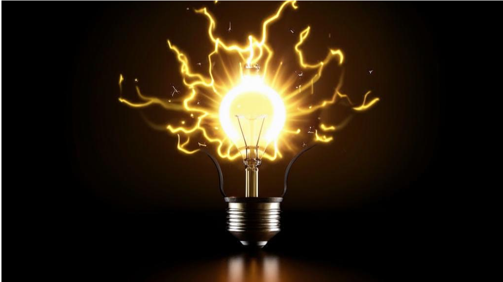 ИИ изобразил взрыв лампочки. Эта картинка нормальная.