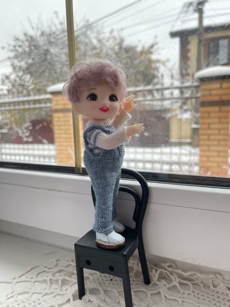 Макс увидел снег