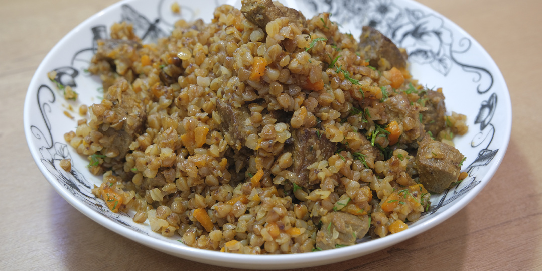 Гречка по-купечески с говядиной