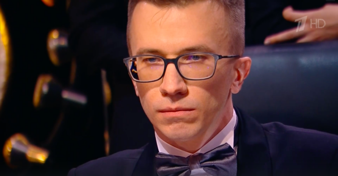    Андрей Островский во время ответа