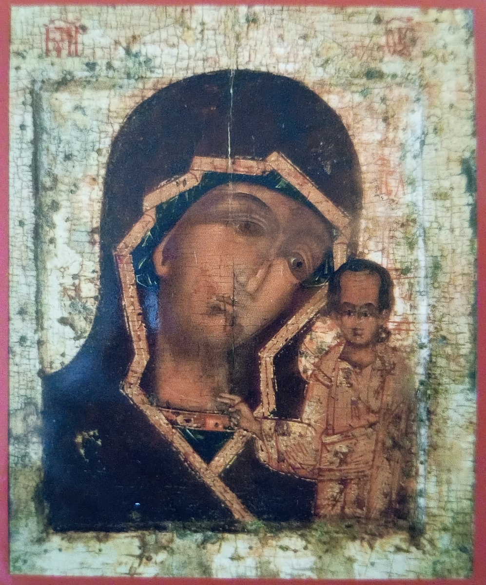 Московский чудотворный список Казанской иконы Божией Матери, который был принесëн в епархии РПЦ в 2024 году в рамках Всероссийского молебна о Победе