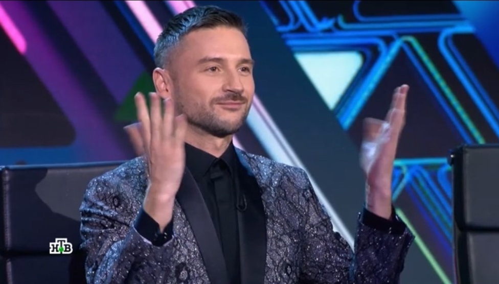 Лазарев на программе "Аватар". Фото скрин шот программы. 