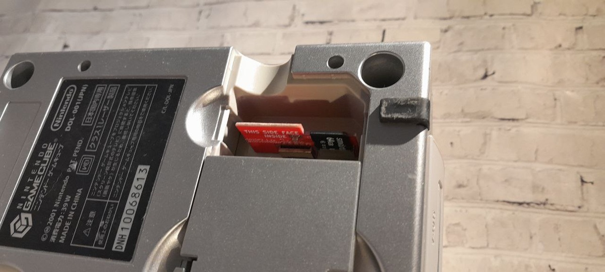 переходник на Micro SD в gamecube