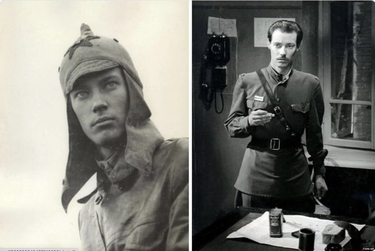 Павел Корчагин. Кадры из фильма "Как закалялась сталь" (1973 г.).