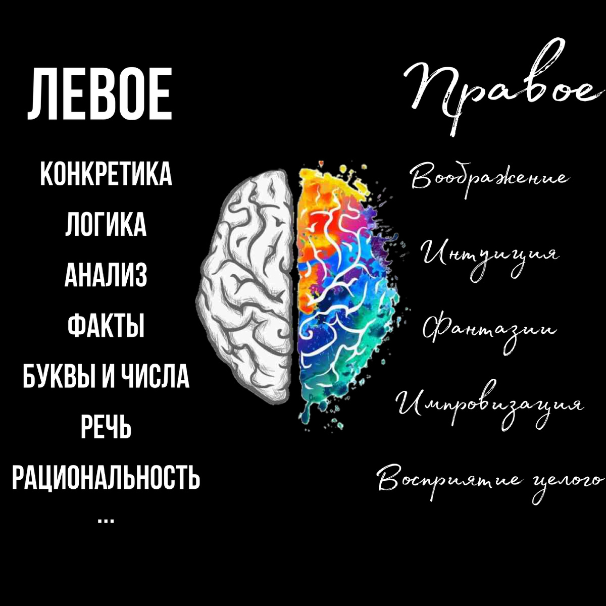 За что отвечают Левое и Правое