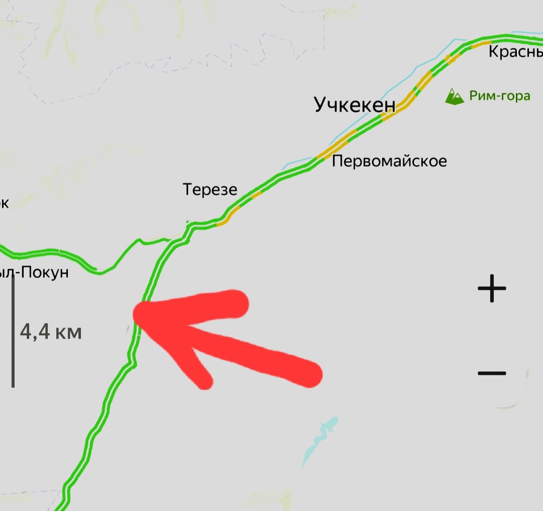 Дорога на перевал Гумбаши.