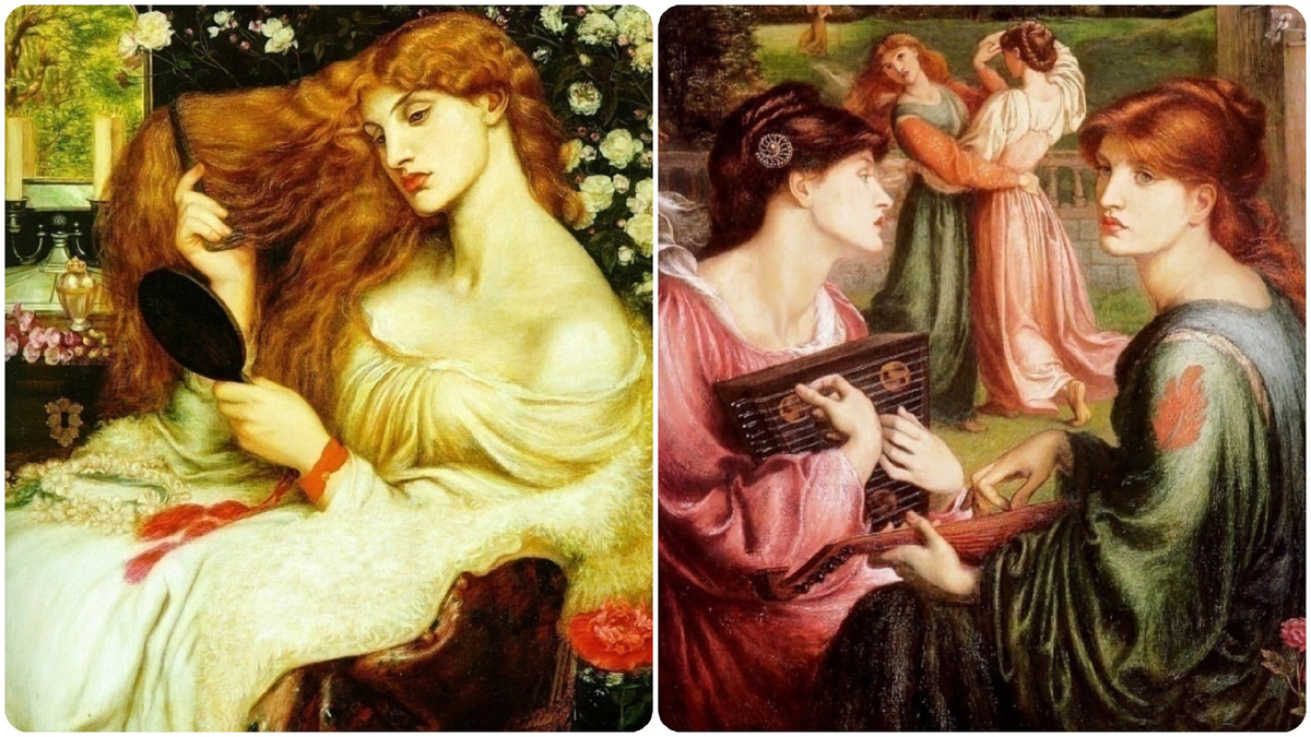 Данте Габриэль Россетти "Леди Лиллит" и "Луг Бауэр" сайт gallerix.ru