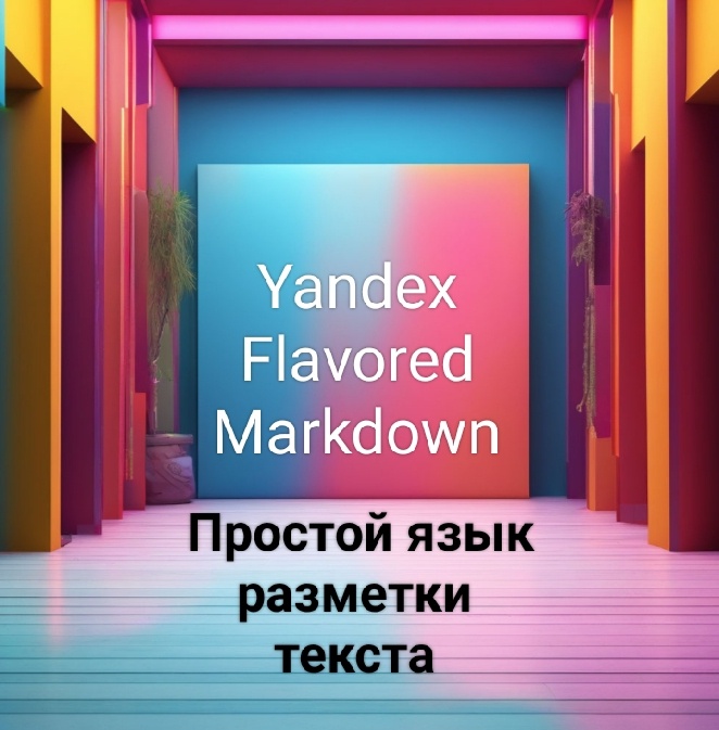 Yandex Flavored Markdown. Markdown — это простой язык разметки текста, который позволяет создавать структурированные документы с использованием синтаксиса, похожего на HTML. 