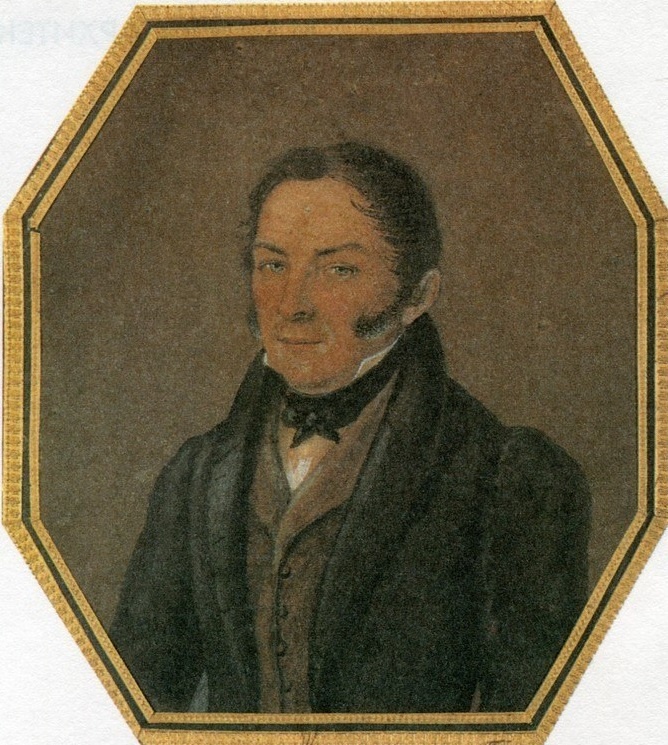 Репродукция акварельного портрета архитектора Осипа Ивановича Бове. Неизвестный художник. 20-ые годы XIX века. Государственный музей А.С. Пушкина. Фото из открытых источников