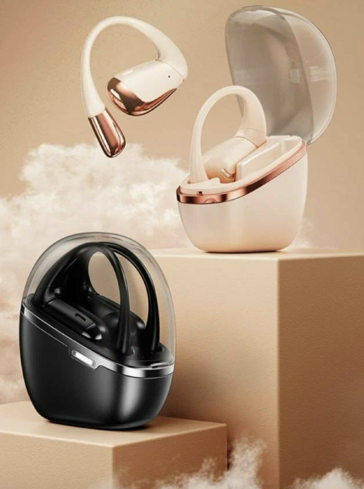 Наушники беспроводные накладные для спорта и вождения