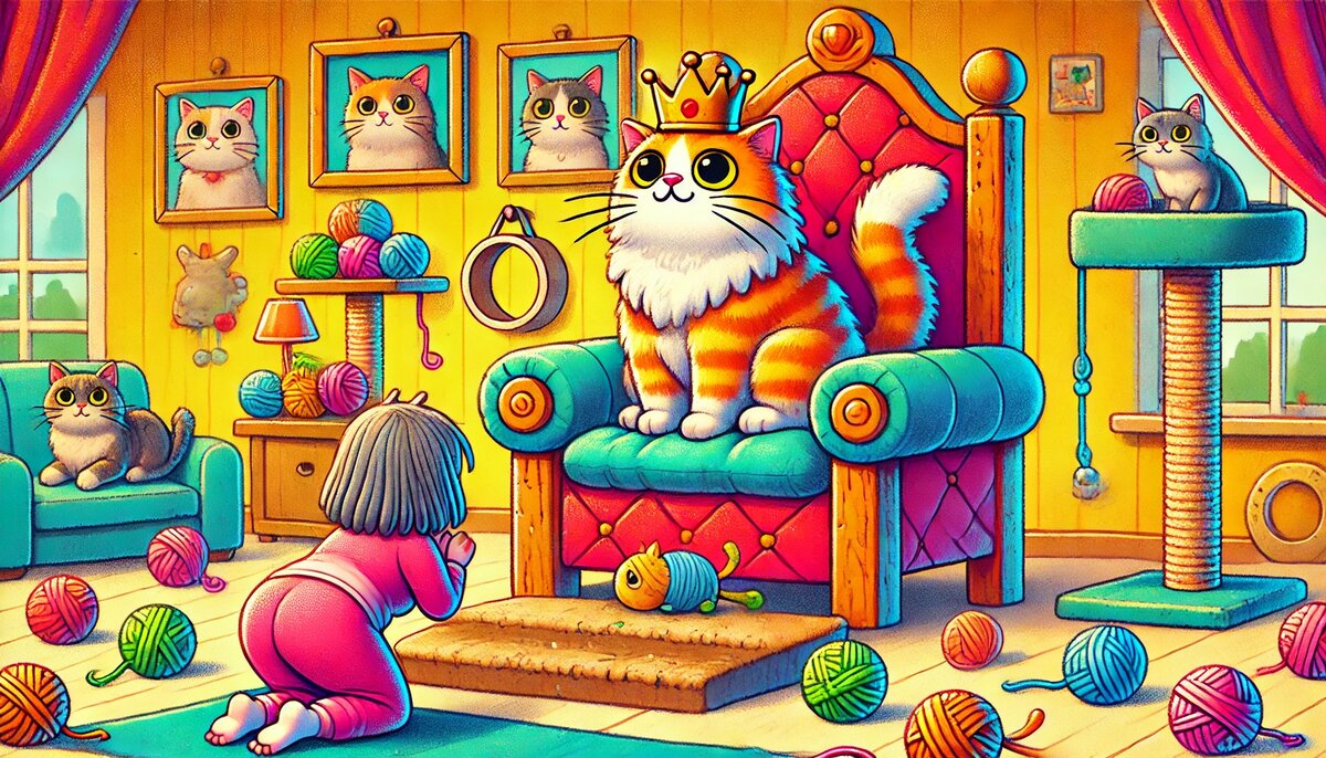 Кого Кошка В Семье Считает Своим Товарищем По Усам?