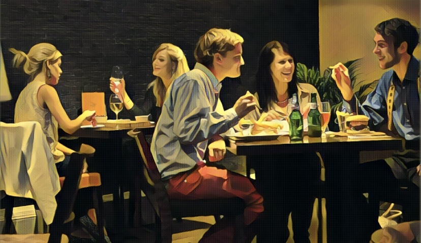 Выходной в ресторане - отличный способ расслабиться. 