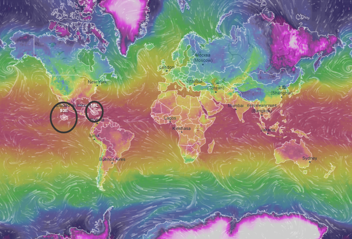 Скриншот с сайта https://www.ventusky.com/