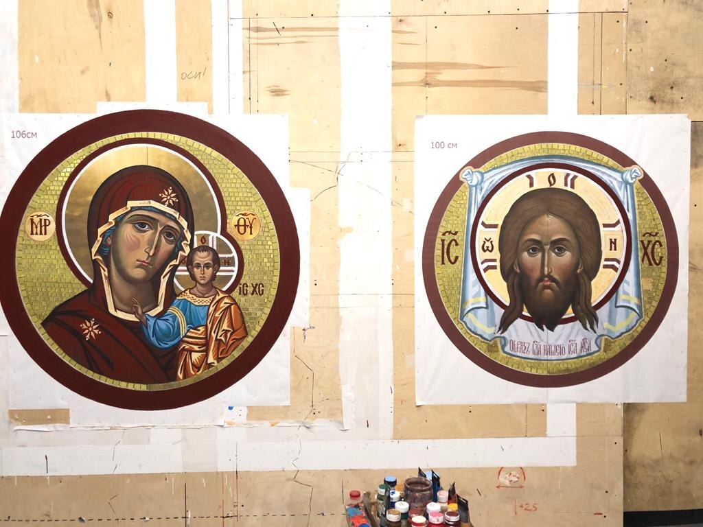 Картоны- для мозаичных икон