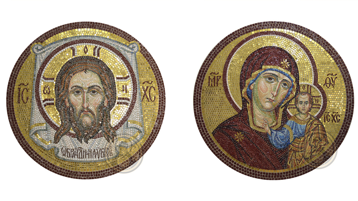 готовые мозаичные иконы