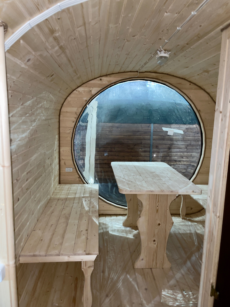 Баня Квадро 6 метров с отдельной душевой