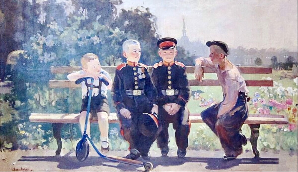 Ольга Богаевская. «Суворовцы». 1948