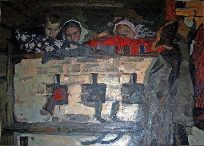 Виктор Иванов. «Гость приехал». 1959