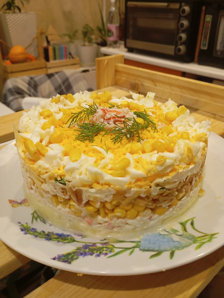 Салат слоёный "Герда"