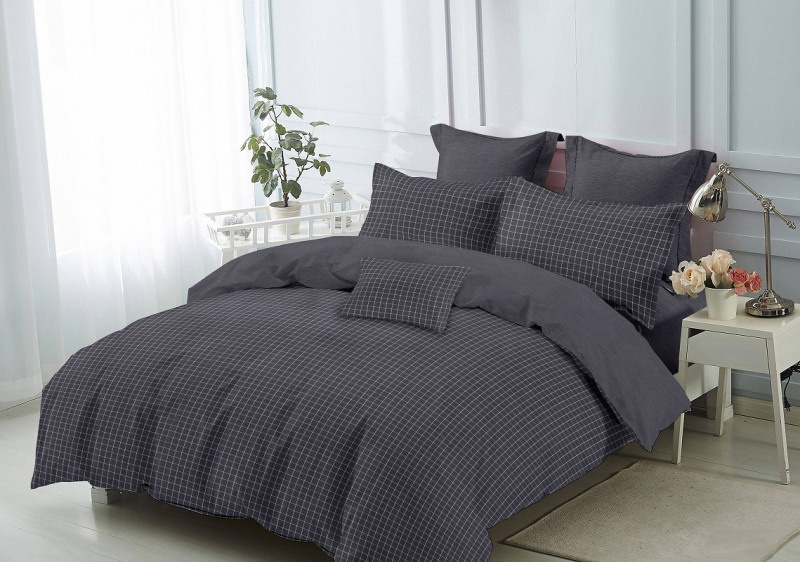 Комплект постельного белья Koenigson чёрный