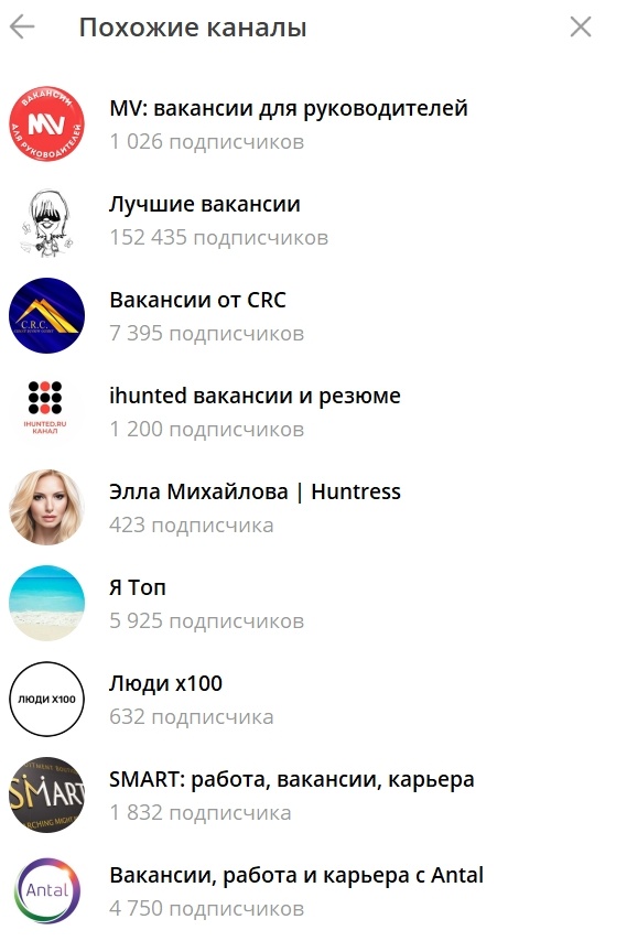 Релевантность результата всегда нужно проверять в каждом конкретном случае, но наводки на другие каналы мы точно получаем - а дальше остается только отработать каждый 😉