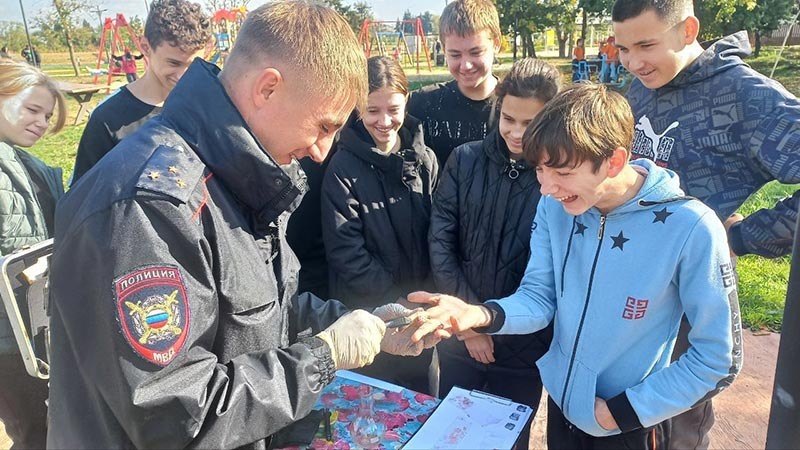    Полицейские Курганинского района приняли участие в «Формуле успеха»