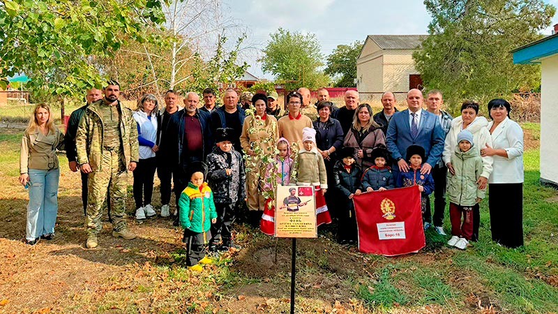    В станице Воздвиженской почтили память участника СВО Фень Артема
