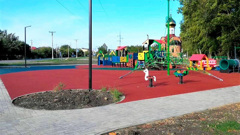    Новая благоустроенная территория в Курганинске