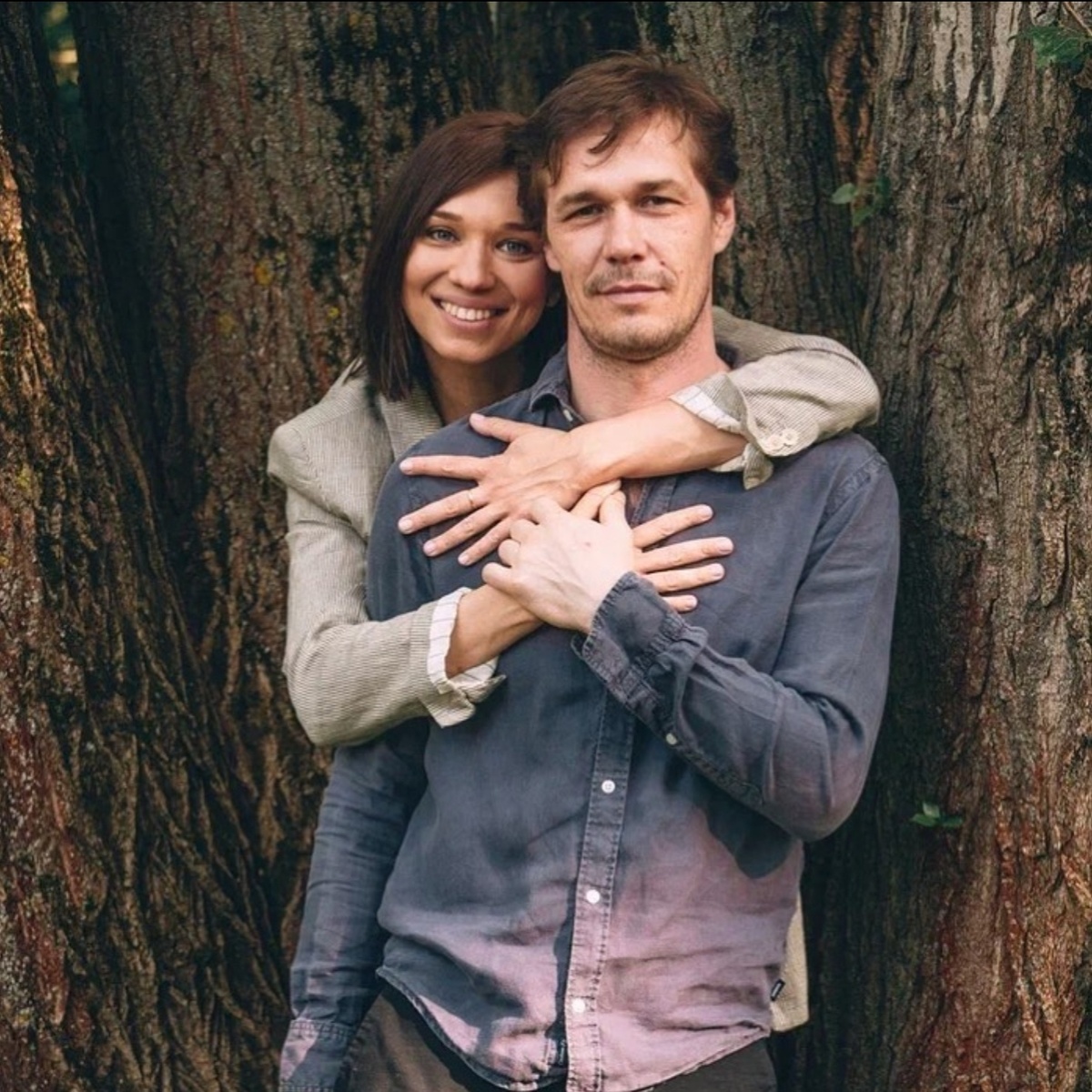 Актер Артем Быстров со своей женой Ксенией Тепловой