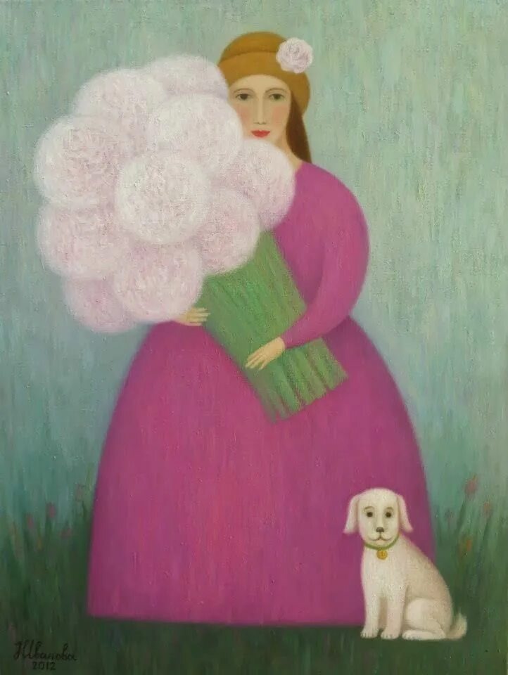 На фото, работа художницы Н.Иванова Минск 