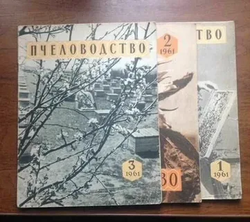 Журналы "Пчеловодство". Фото из дзен