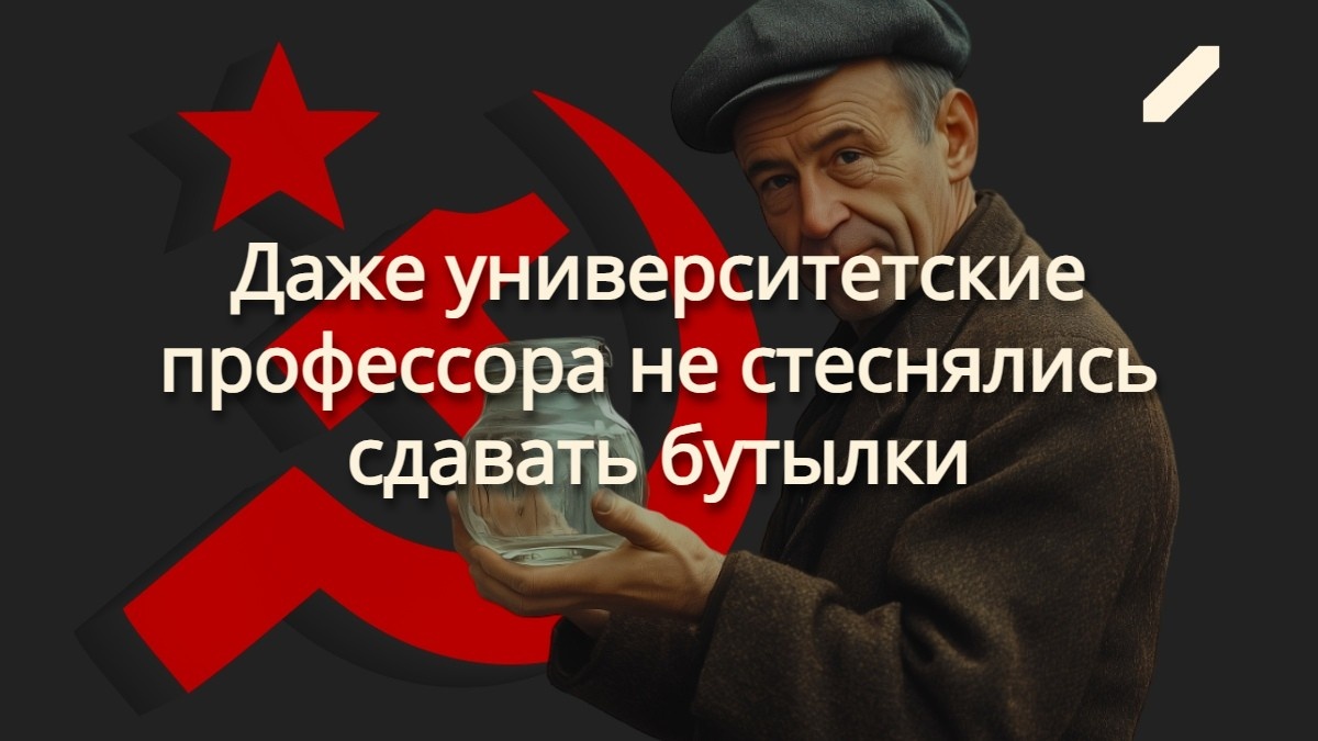 Легендарный заработок на стеклотаре в СССР: как это было и куда это ушло?