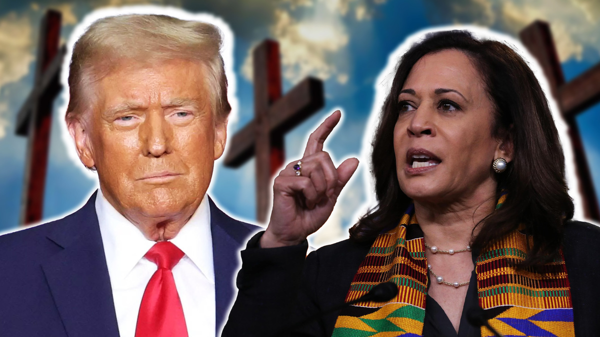 Дональд Трамп и Камала Харрис