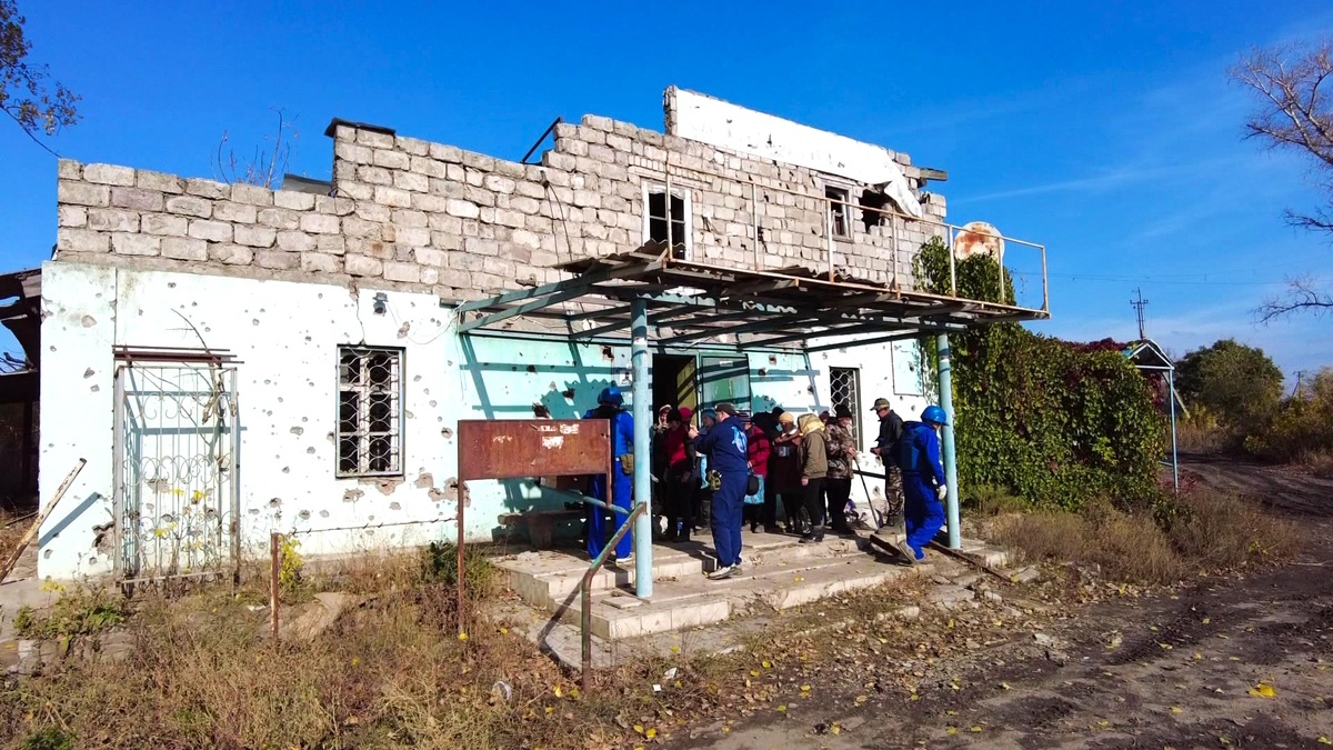    Югорчане помогли жителям небольшого села в ЛНР