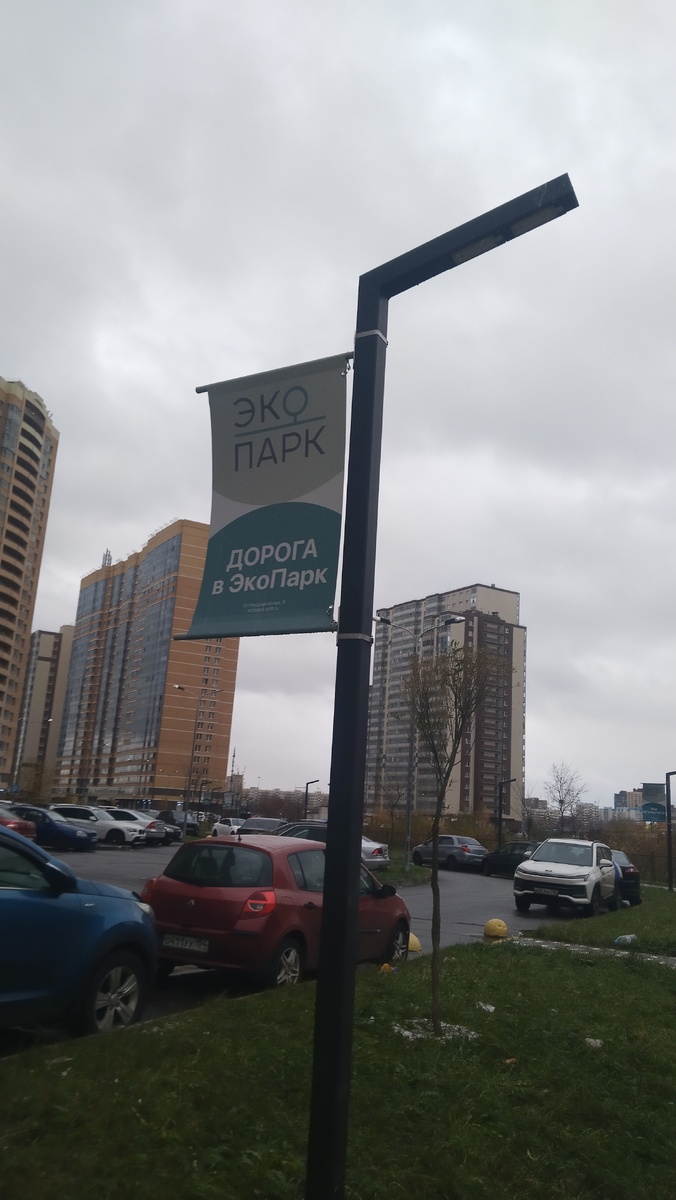 Мурино, дорога в Эко-парк.