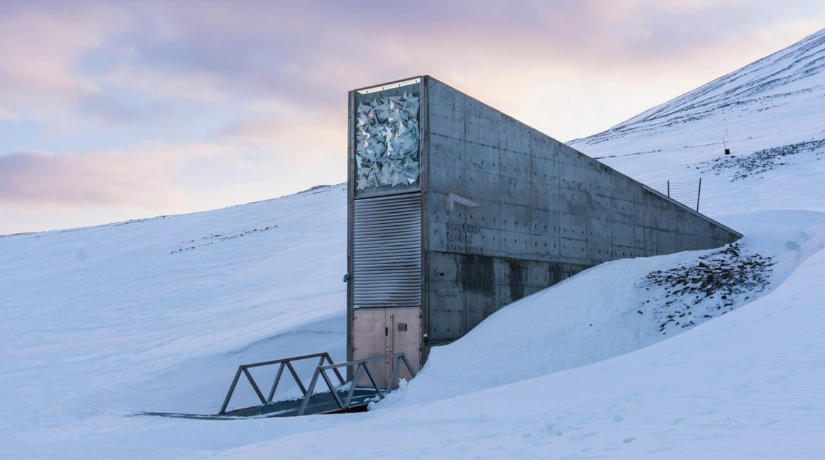 Вход в Глобальное хранилище семян на Шпицбергене. Martin Zwick