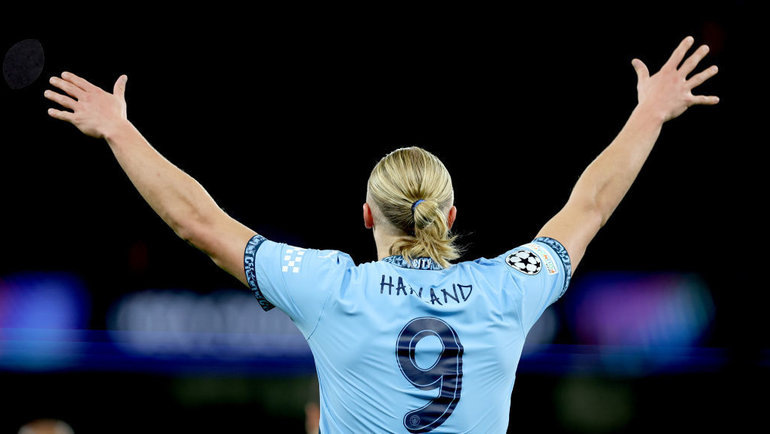    Форвард «Манчестер Сити» Эрлин Холанн. Getty Images