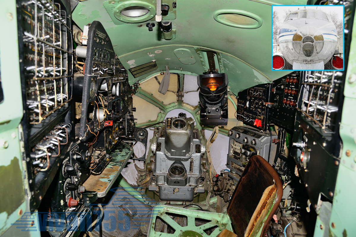 Рабочее место штурмана Ту-124Ш