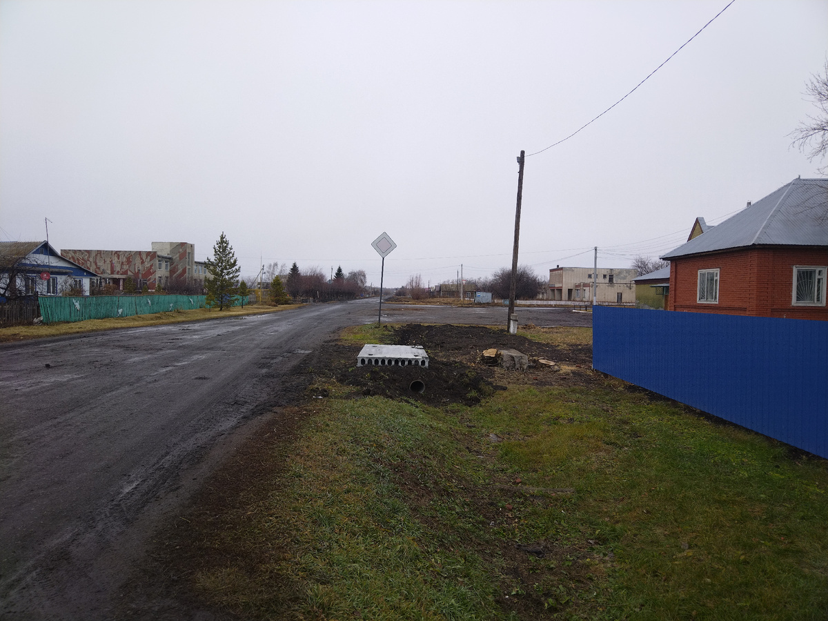 Центр села.