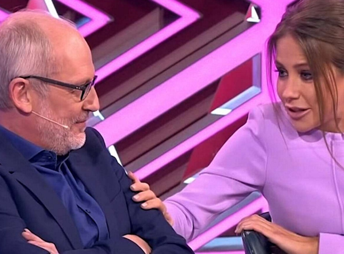 Александр Гордон и Юлия Барановская. Фото: кадр из программы «Мужское/Женское»