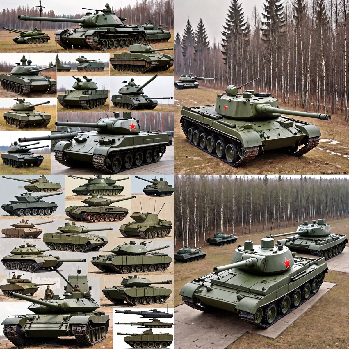 Буржуйская нейросеть видит советские танки такими :)