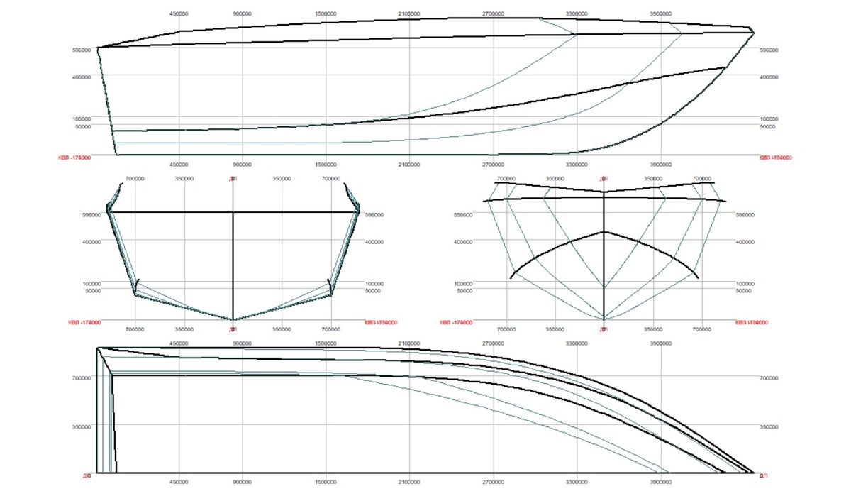 Помните мою первую лодку? Это ее следующее перерождение, пока в чертежах и эскизах.