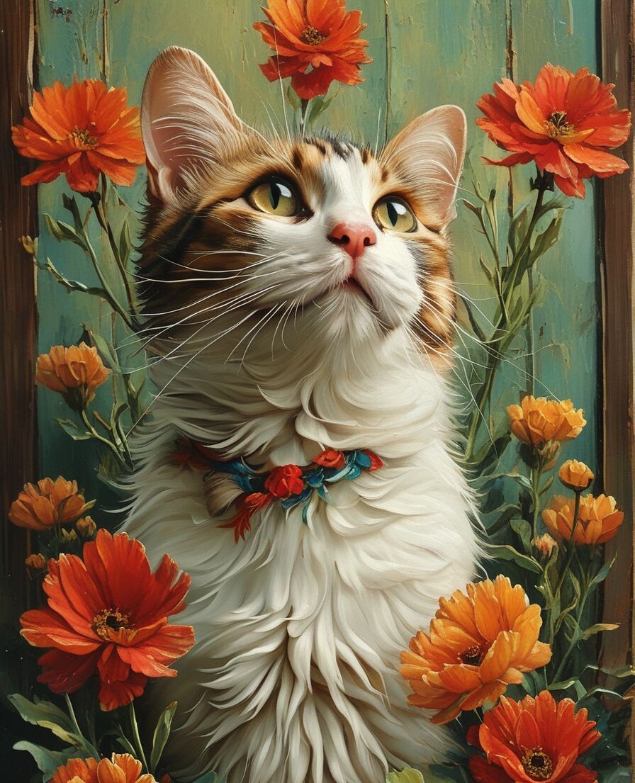 Здоровая кошка